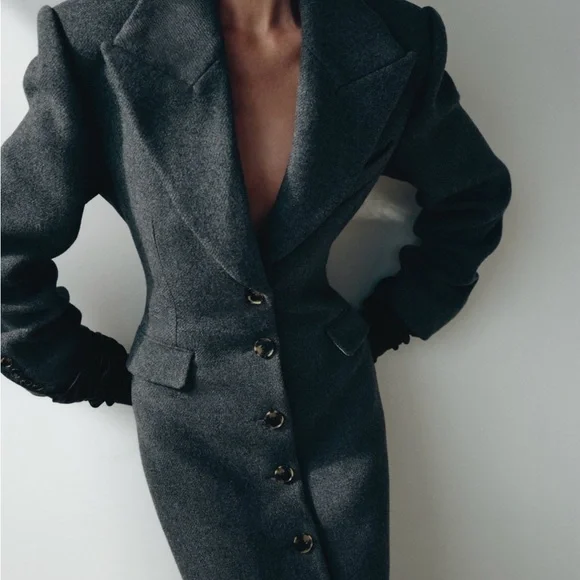 Helsa NWOT HELSA ITALIAN WOOL BLEND TOPCOAT - Picture 8 of 14